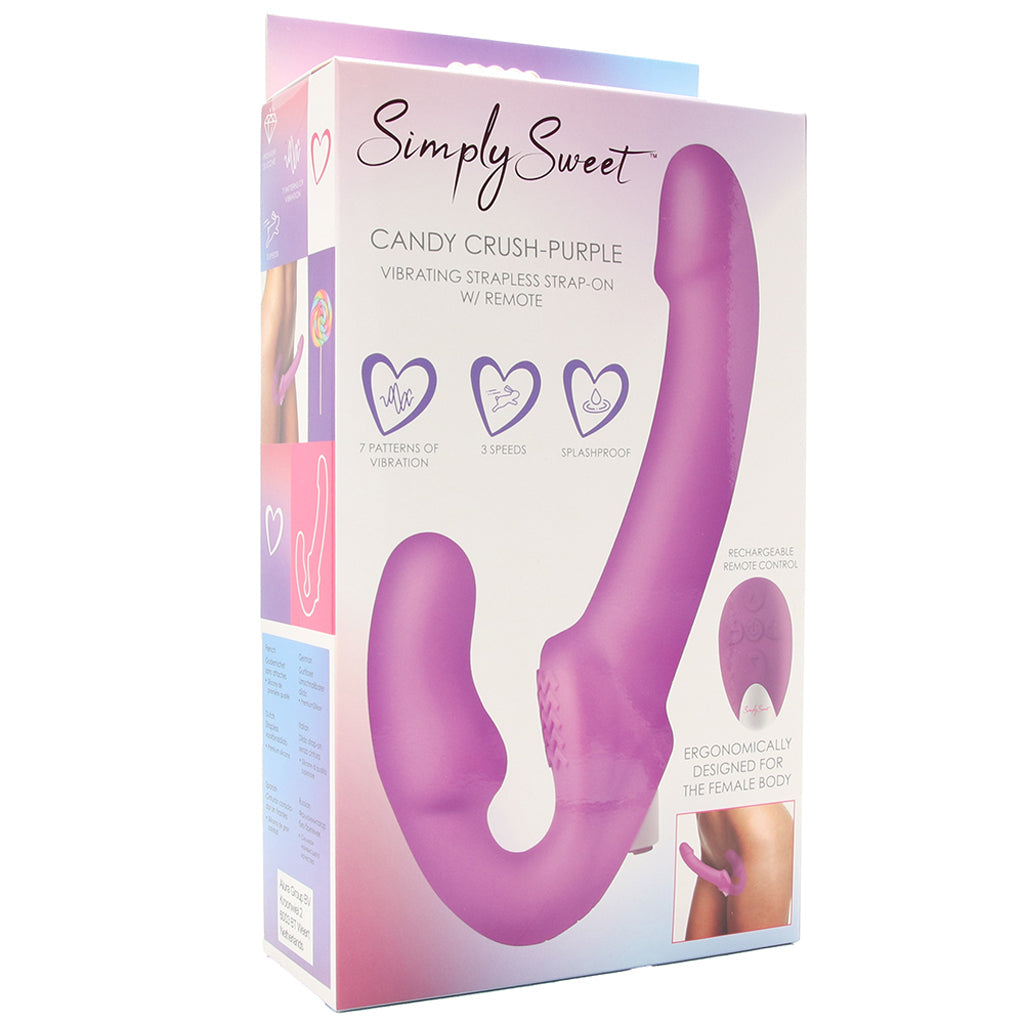 Candy Crush Remote Strapless Strap-On Vibe