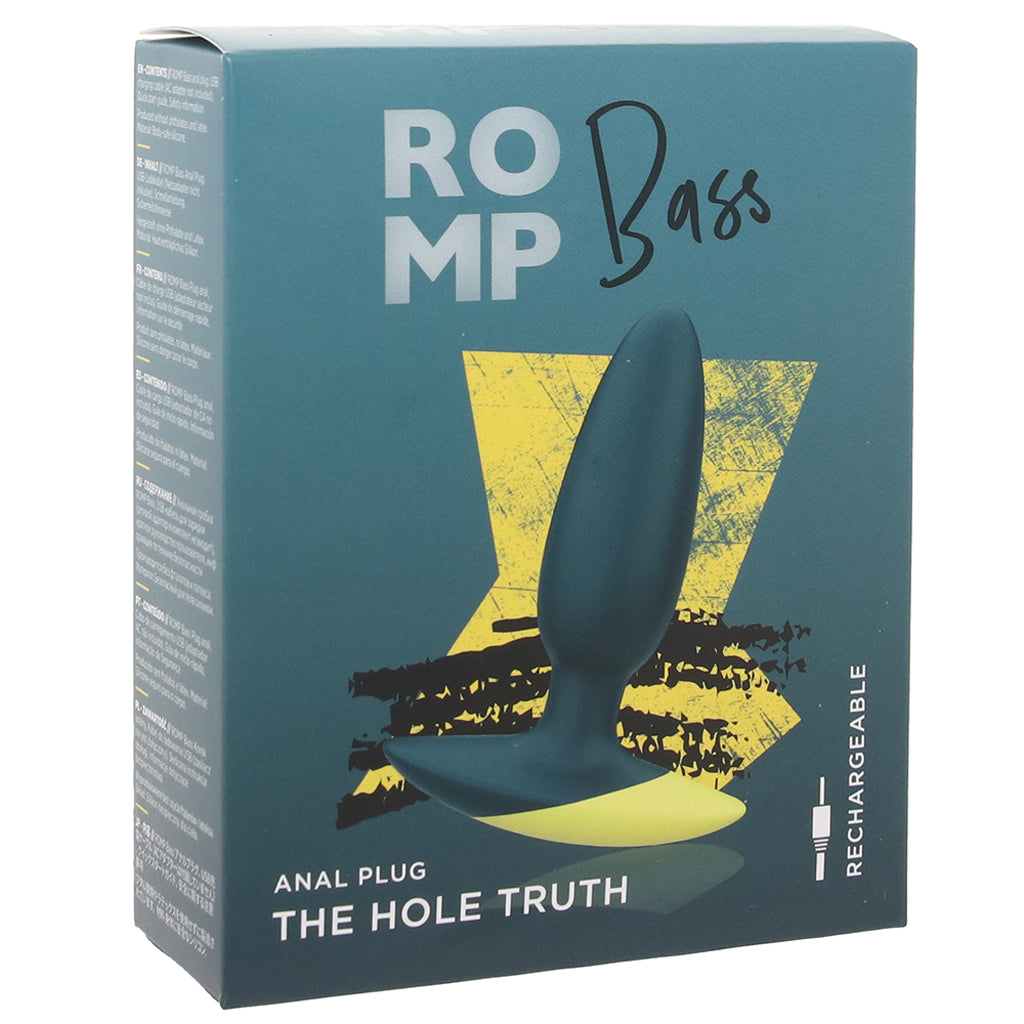 Romp Bass The Hole Truth Vibrating Plug Anal Sex Toys > Butt Plugs