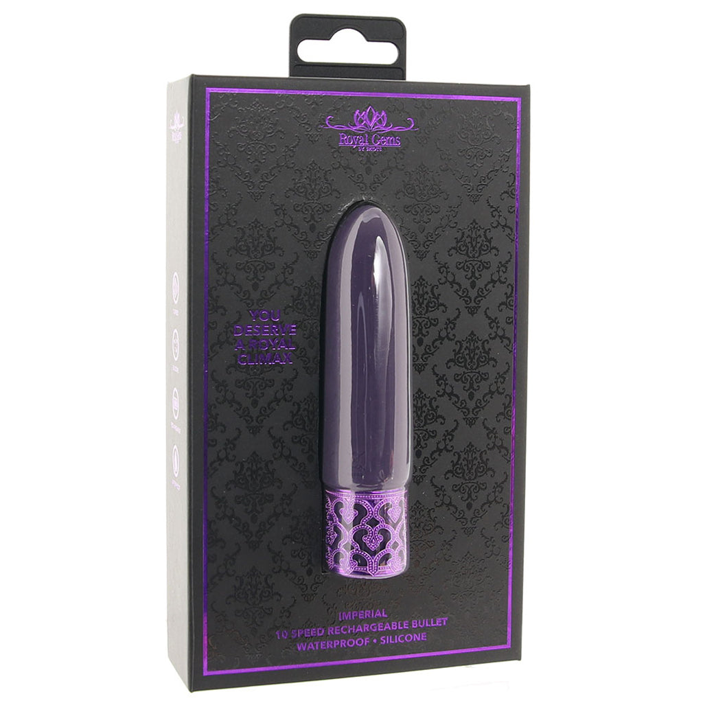 Royal Gems Imperial Bullet Vibe in Purple Vibrators > Bullet and Egg Vibrators