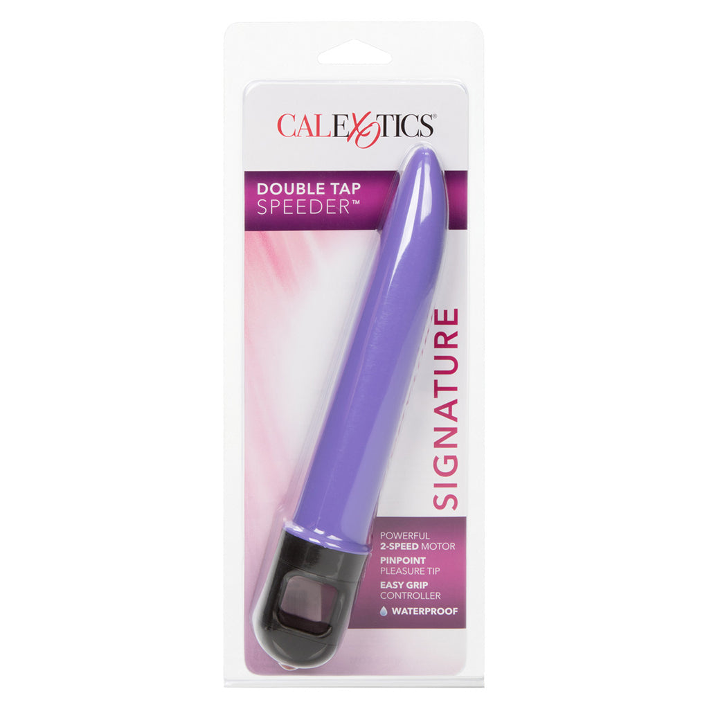 Double Tap Speeder Vibe in Purple Vibrators > Traditional Vibrators
