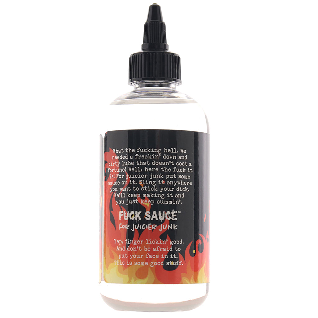 F**k Sauce Hot Warming Cinnamon Lube in 8oz Lubes and Lotions > Water Based Sex Lubes