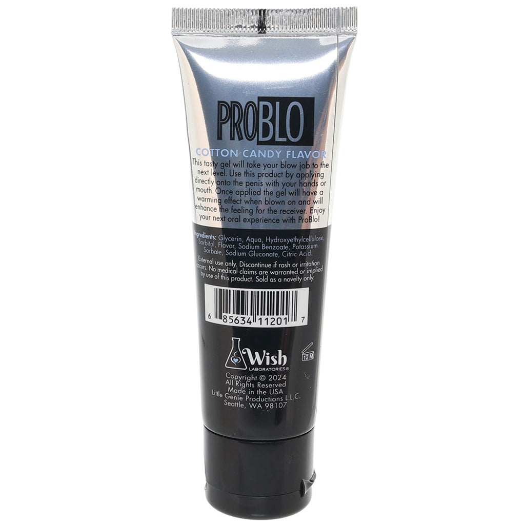 Pro Blo Flavored Oral Gel 1.5oz/44ml in Cotton Candy Lubes and Lotions > Sexual Stimulants