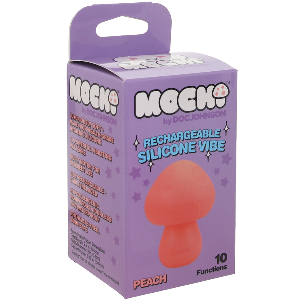 Mochi Silicone Mushroom Mini Vibe in Peach Vibrators > Clitoral Stimulators