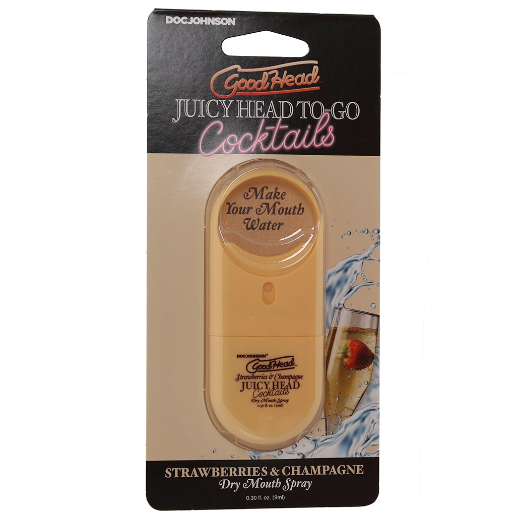 GoodHead Dry Mouth Spray To-Go in Champange & Berry Lubes and Lotions > Flavored Sex Lubes