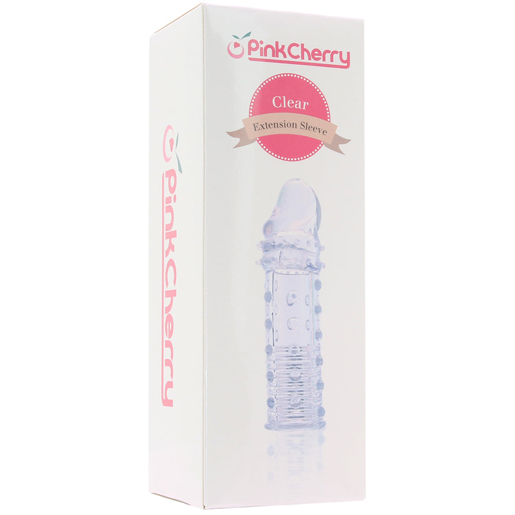 PinkCherry Clear Extension Sleeve Male Enhancement > Extenders and Sleeves