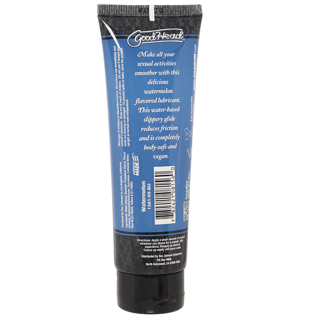 GoodHead Slick Head Glide 4oz/113g in Watermelon Lubes and Lotions > Flavored Sex Lubes