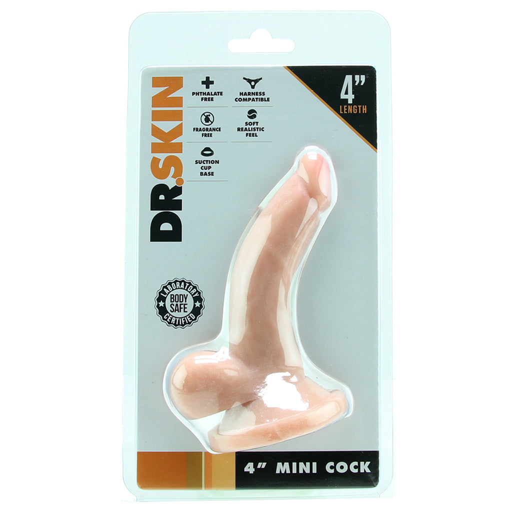 Dr. Skin 4 Inch Mini Cock in Beige Dildo Sex Toys > Realistic Dildos