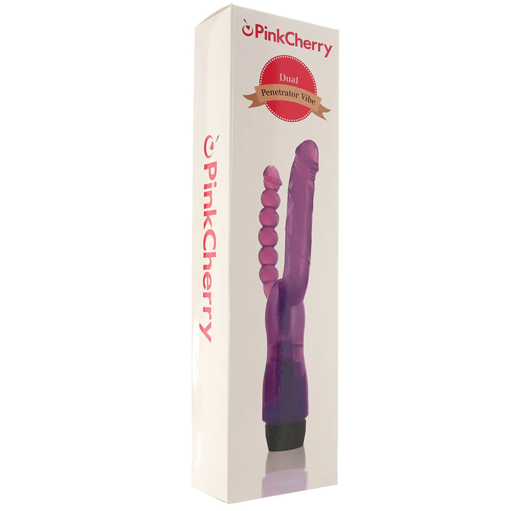 PinkCherry Dual Penetrator Vibe Vibrators > Double Penetration