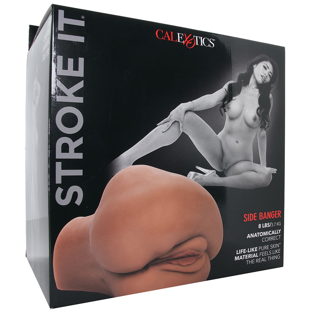 Stroke It Side Banger Pussy & Ass Masturbator in Brown Male Masturbators > Realistic Butts