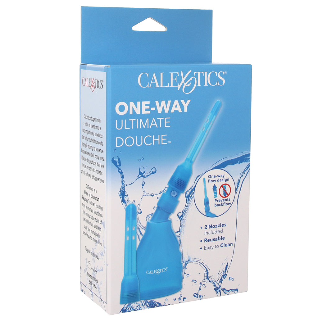 One-Way Ultimate Douche in Blue Anal Sex Toys > Douche and Enema