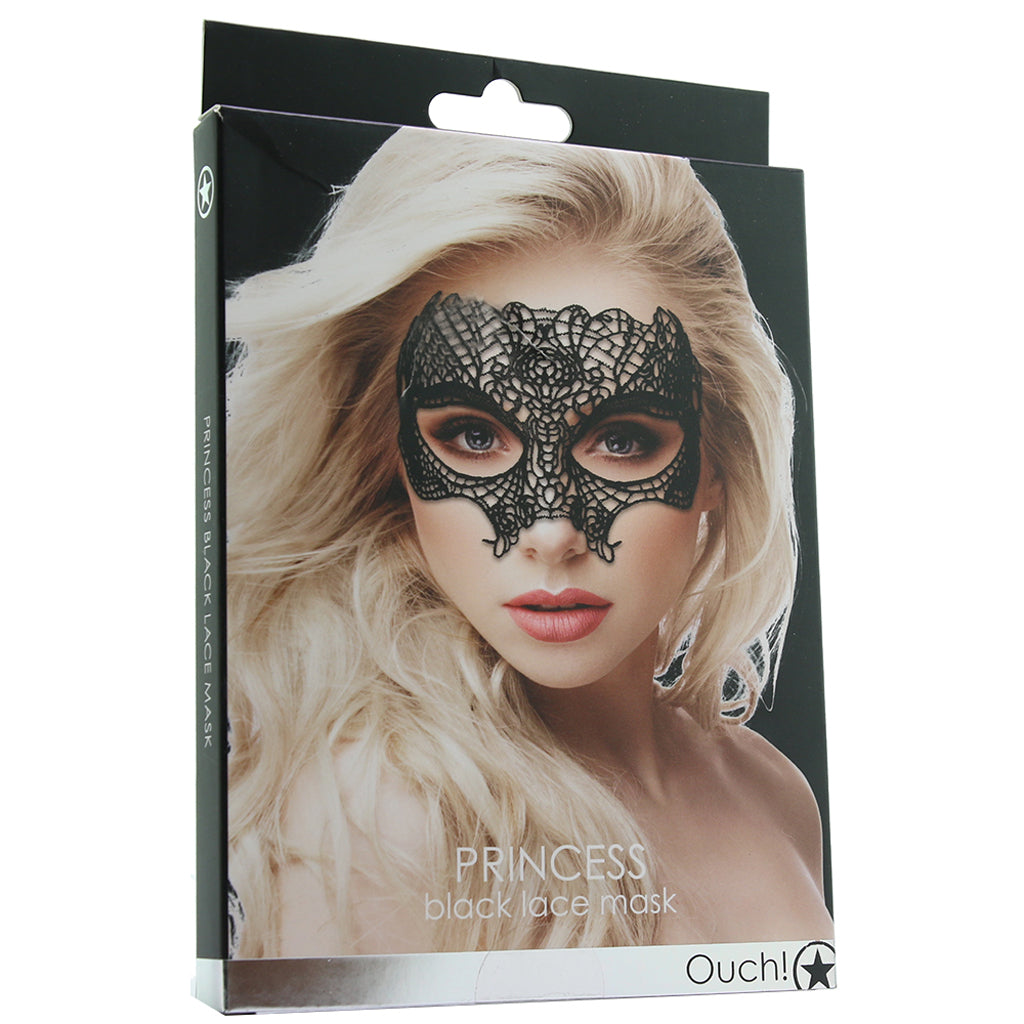 Ouch! Princess Lace Mask in Black Bondage and Fetish > Pleasure Masks and Dress Up Play