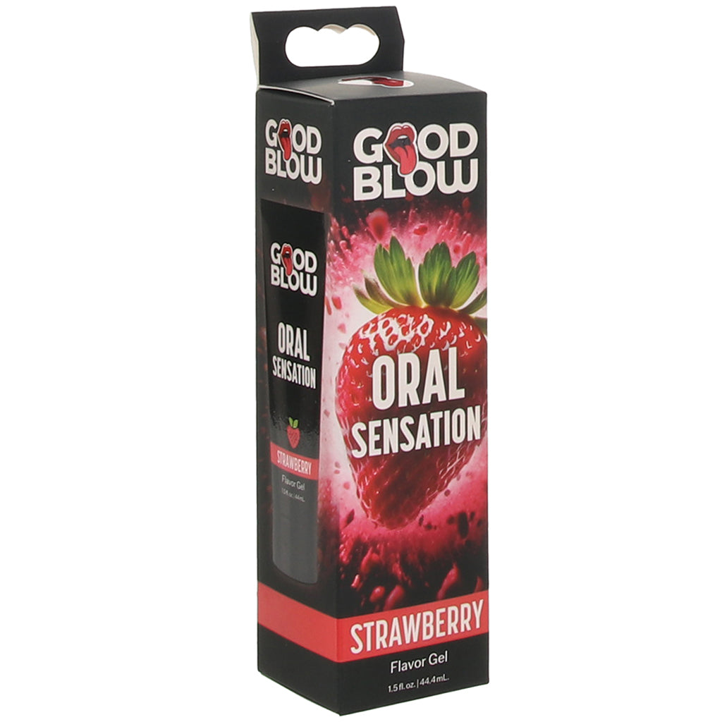 Good Blow Oral Sensation Gel 1.5oz/44.4ml in Strawberry Lubes and Lotions > Sexual Stimulants