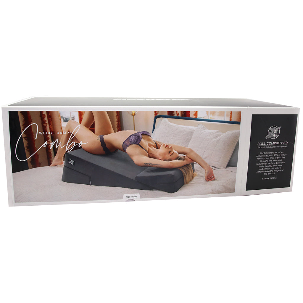 Wedge Ramp Combo in Velvet Black Sex Furniture > Sex Machine