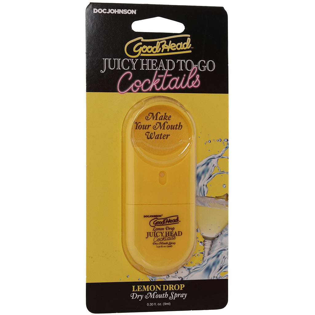 GoodHead Dry Mouth Spray To-Go in Lemon Drop Lubes and Lotions > Flavored Sex Lubes