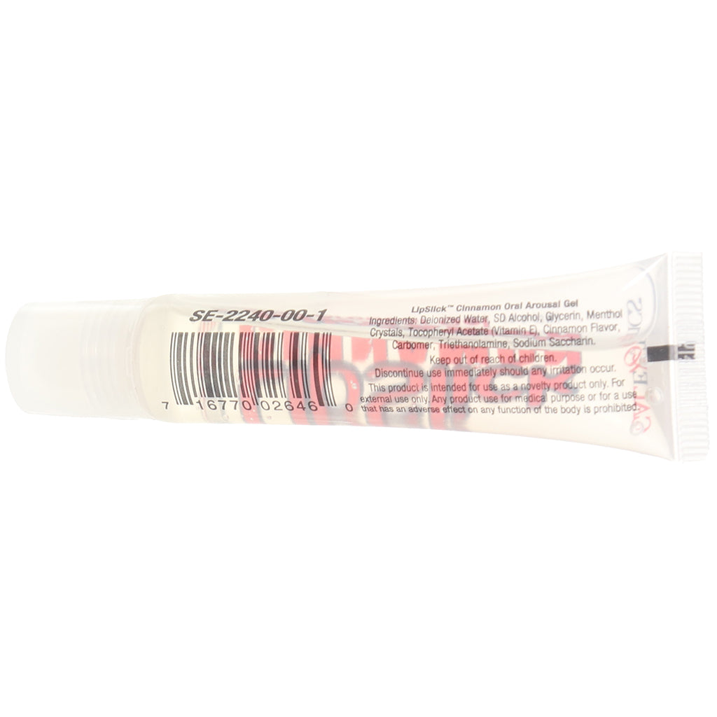 Lipslick Cinnamon Oral Arousal Gel in .5oz/15ml Lubes and Lotions > Sexual Stimulants
