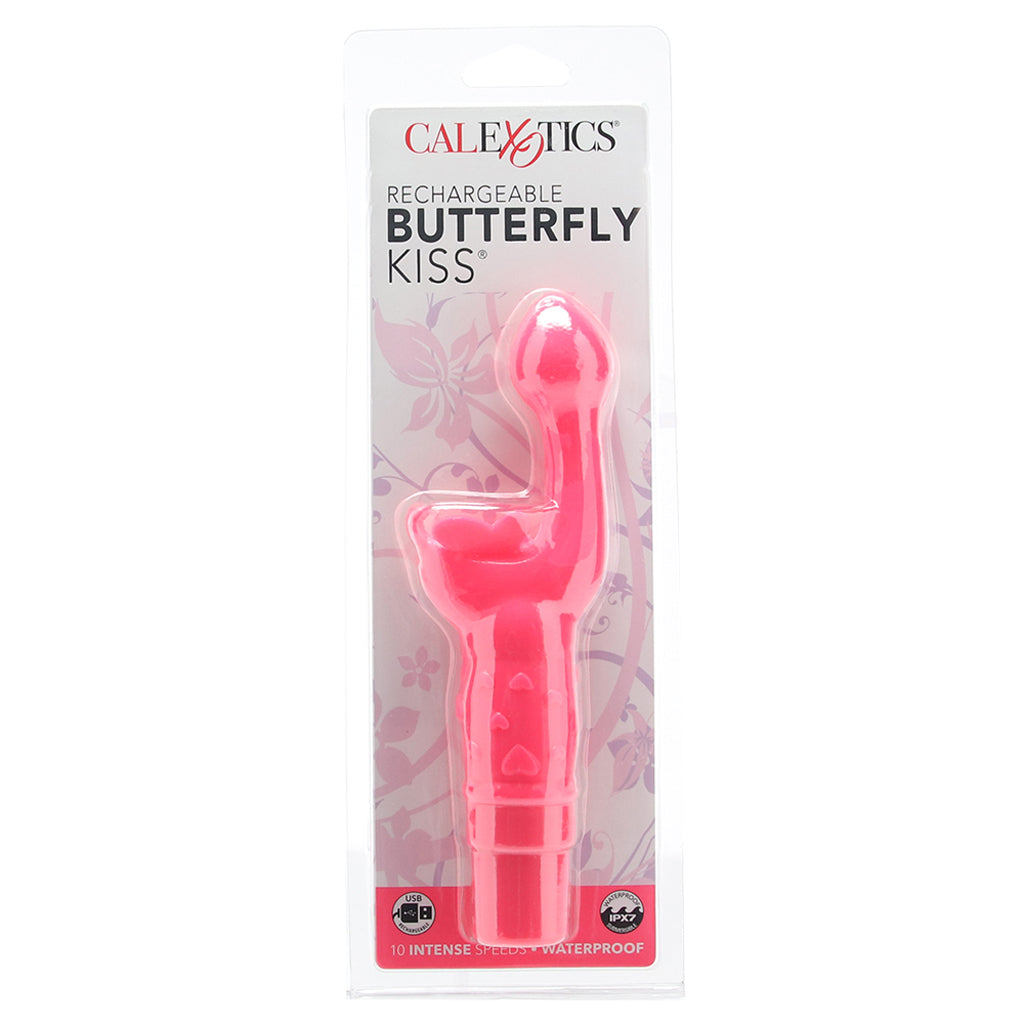 Rechargeable Butterfly Kiss Vibe in Pink Vibrators > G-Spot Vibrators