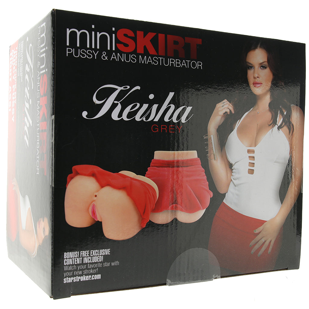 Keisha Grey Mini Skirt Pussy & Anus Masturbator Male Masturbators > Porn Stars