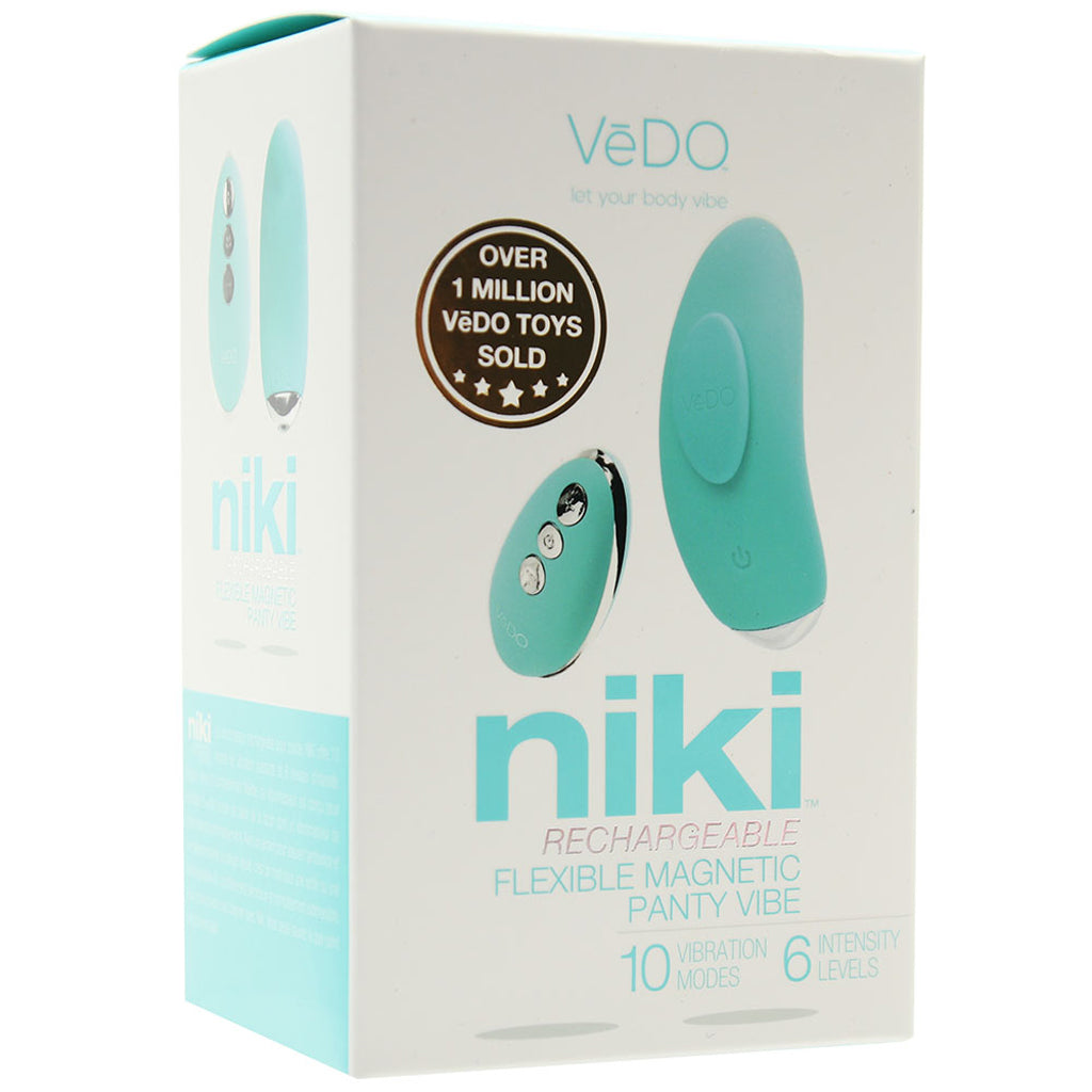 Niki Rechargeable Magnetic Panty Vibe in Turquoise Vibrators > Wearable & Panty Vibrators
