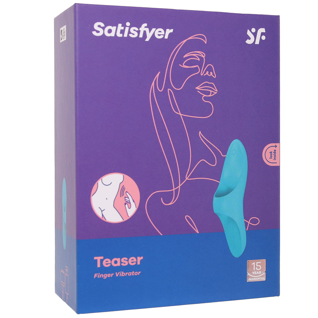 Satisfyer Teaser Finger Vibe in Light Blue Vibrators > Finger Vibrators