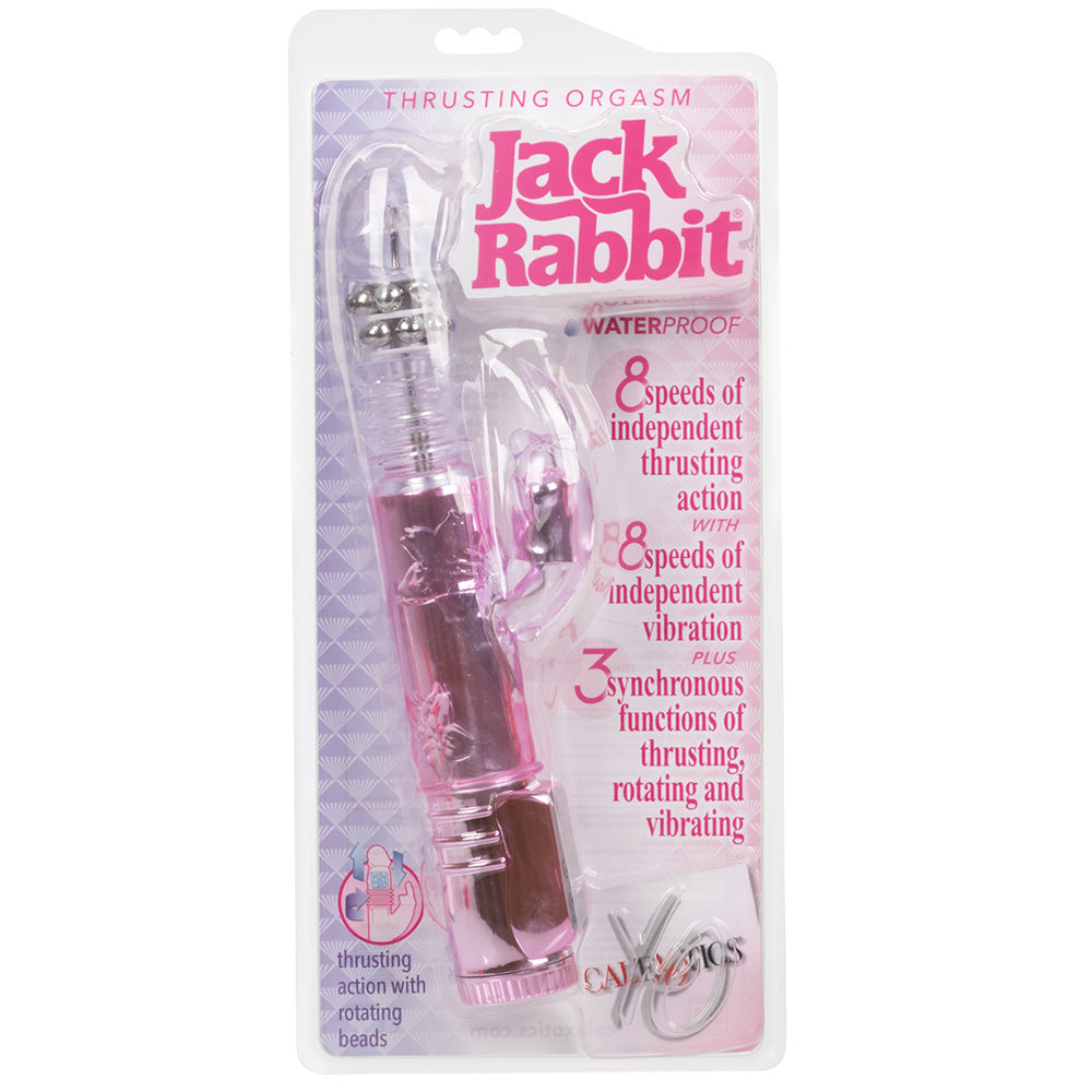 Thrusting Orgasm Bunny Vibe in Pink Vibrators > Rabbit Vibrators
