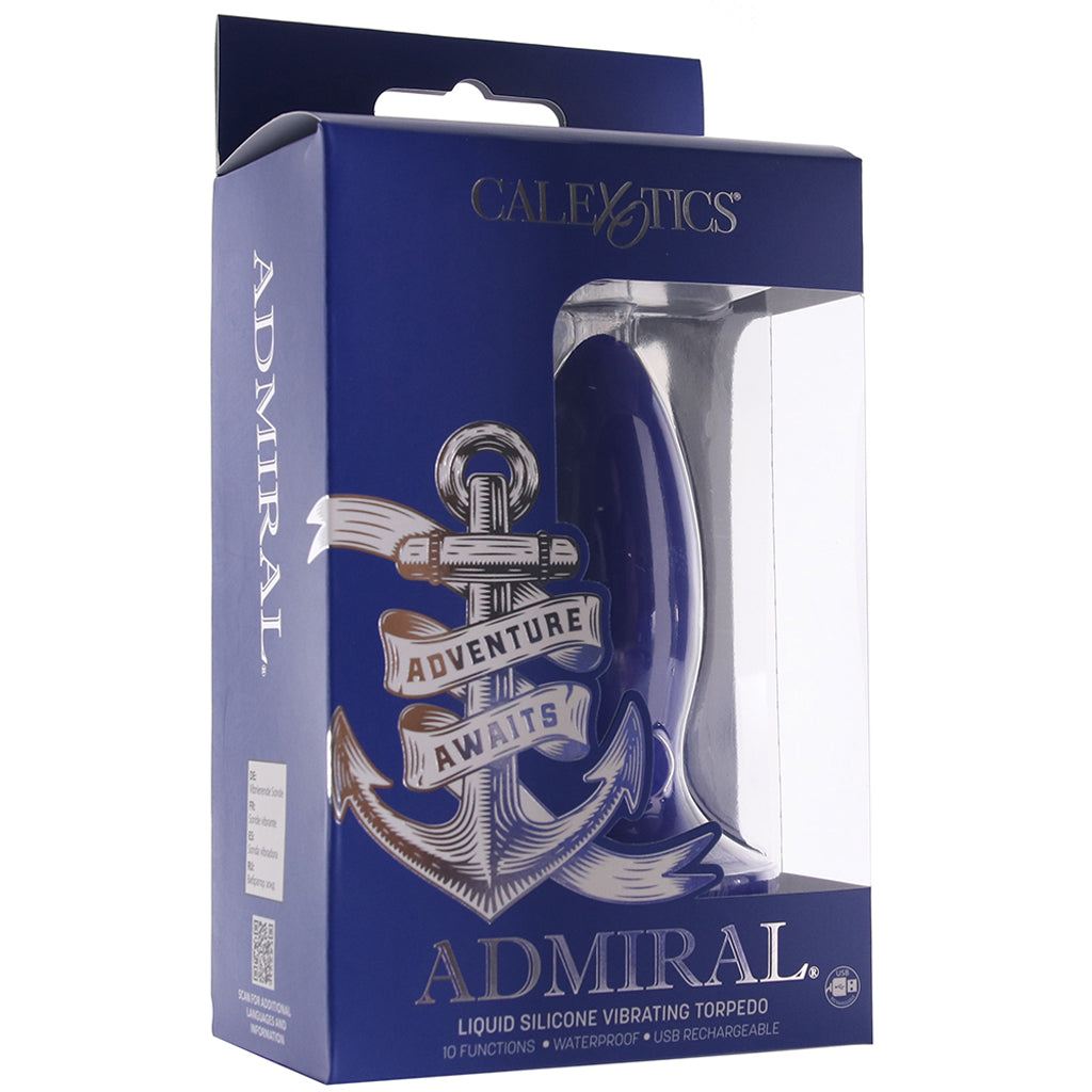 Admiral Torpedo Anal Plug Vibe Anal Sex Toys > Butt Plugs