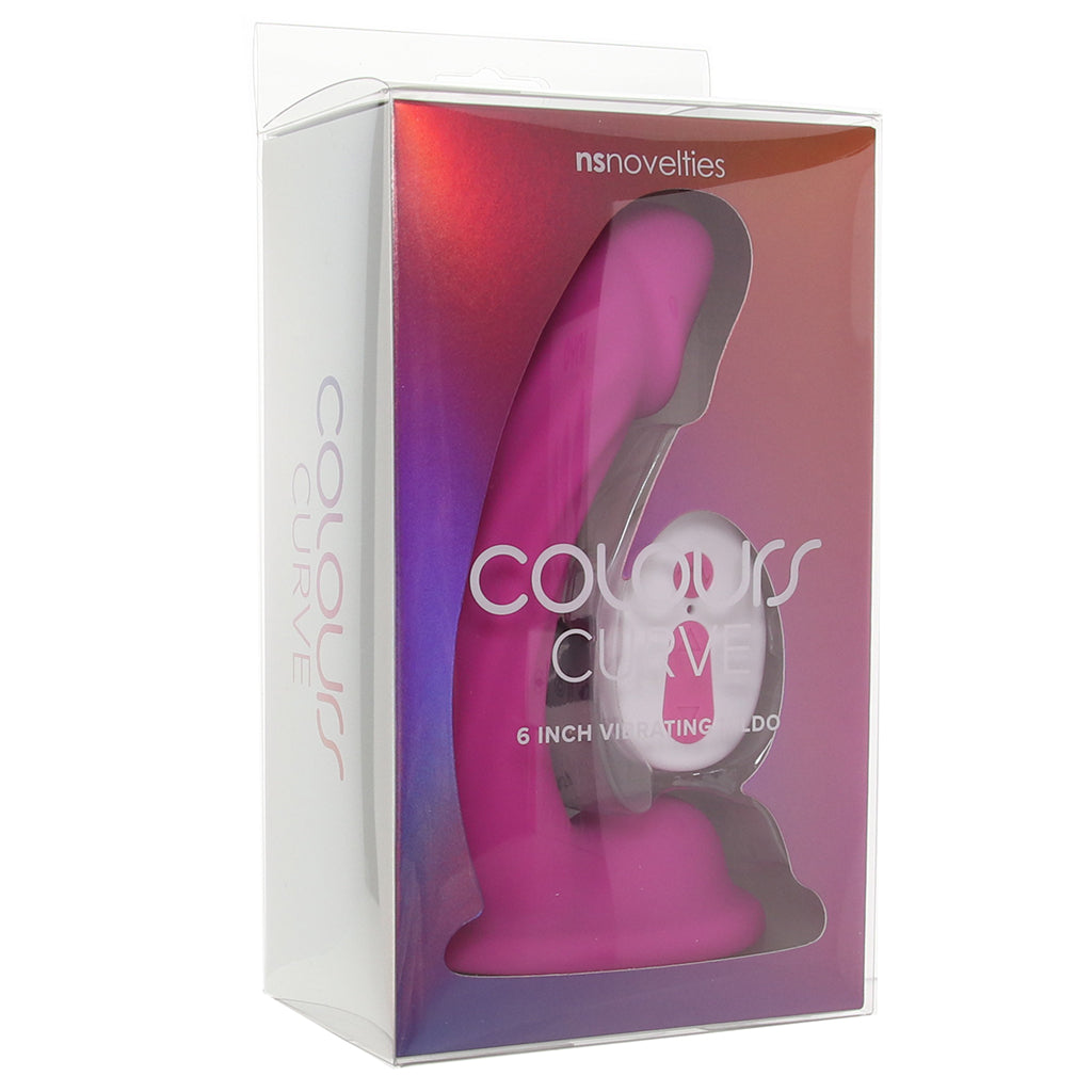 Colours Curve 6 Inch Vibe in Pink Vibrators > G-Spot Vibrators
