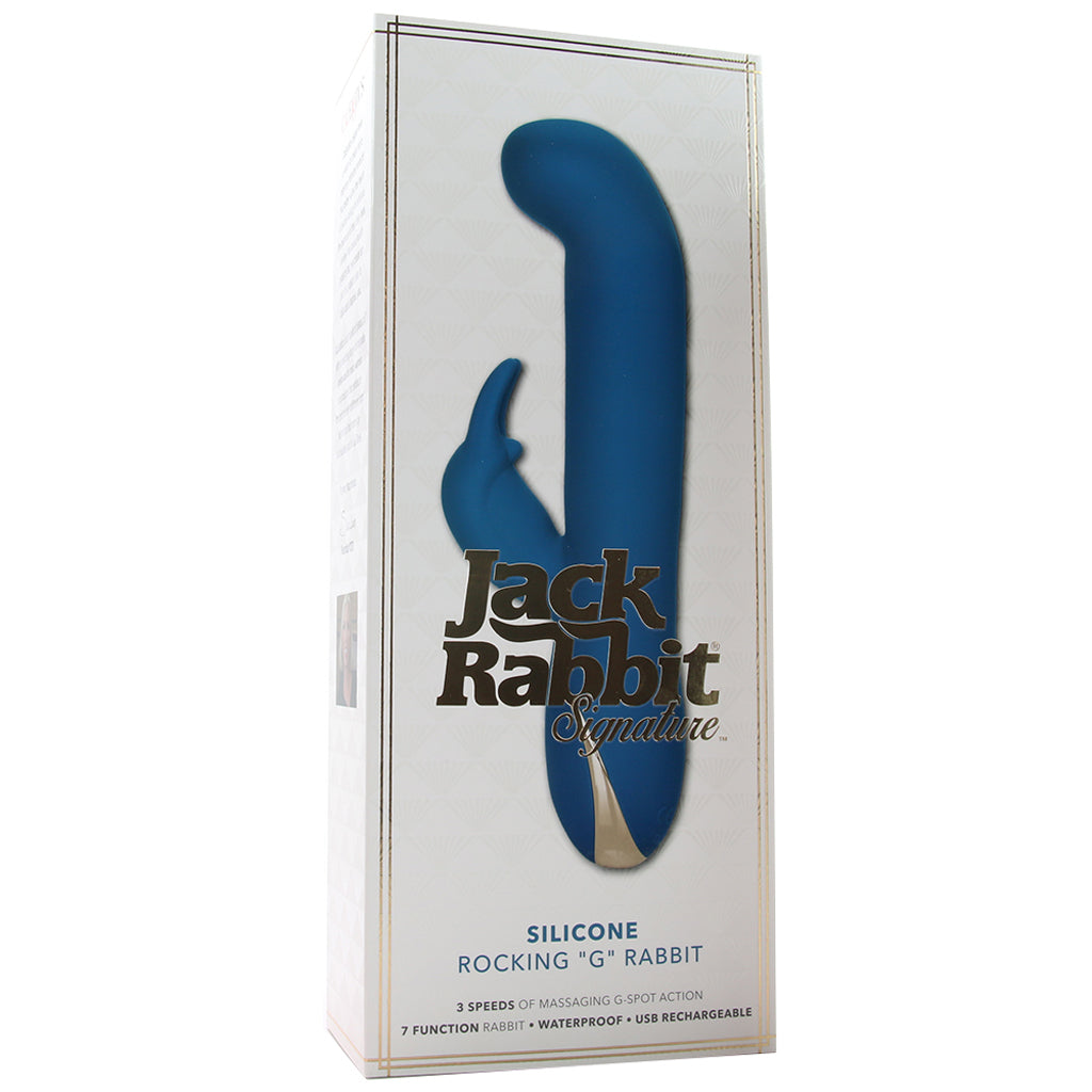 Jack Rabbit Signature Silicone Rocking "G" Vibe Vibrators > Rabbit Vibrators