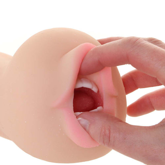 Stroke It Anatomical Mouth Stroker in Ivory Male Masturbators > Mouth Masturbators & Strokers