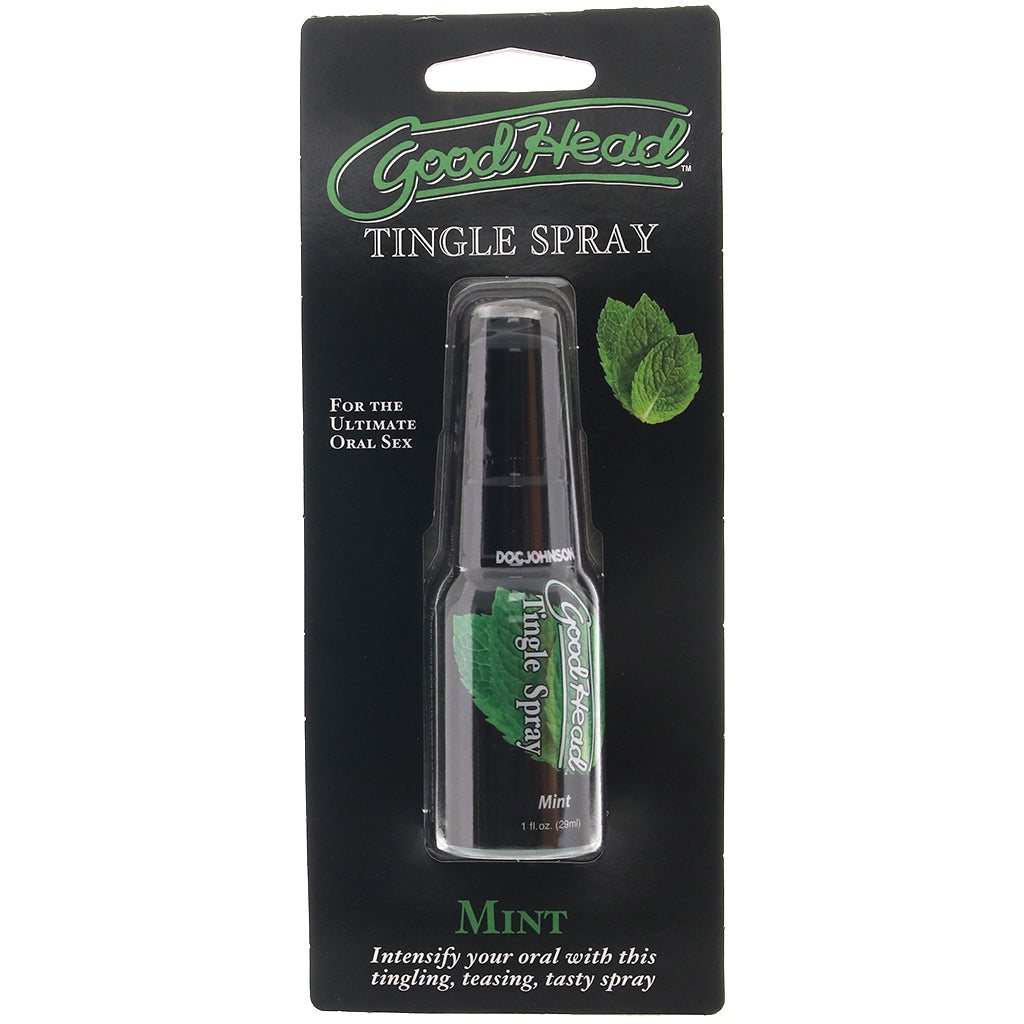 GoodHead Mint Tingle Spray in 1oz/29ml Lubes and Lotions > Flavored Sex Lubes