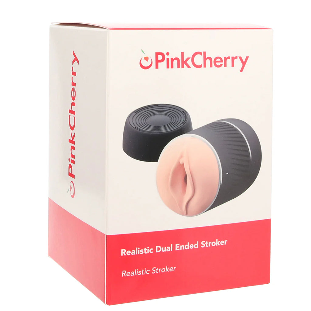PinkCherry Realistic Dual Ended Stroker Male Masturbators > Pocket Strokers