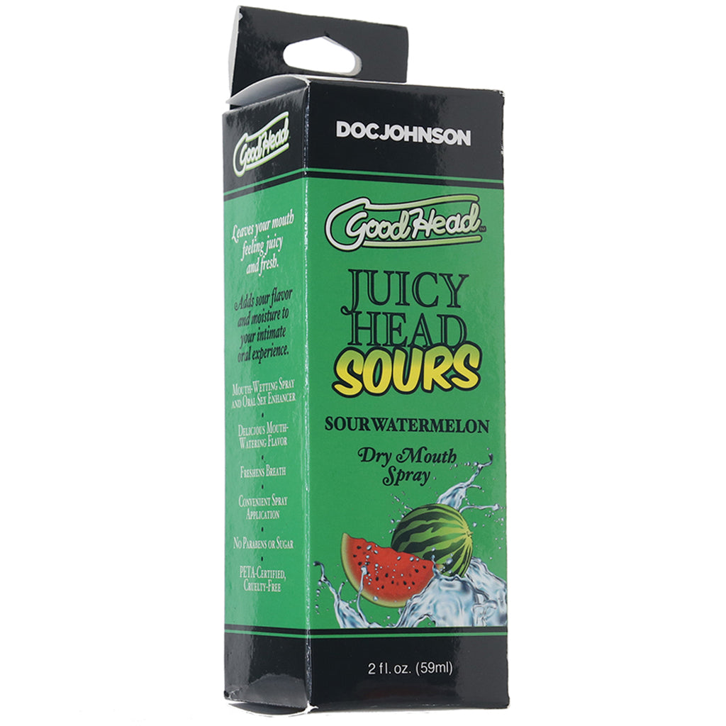 GoodHead Juicy Head Dry Mouth Spray 2oz in Watermelon Lubes and Lotions > Flavored Sex Lubes