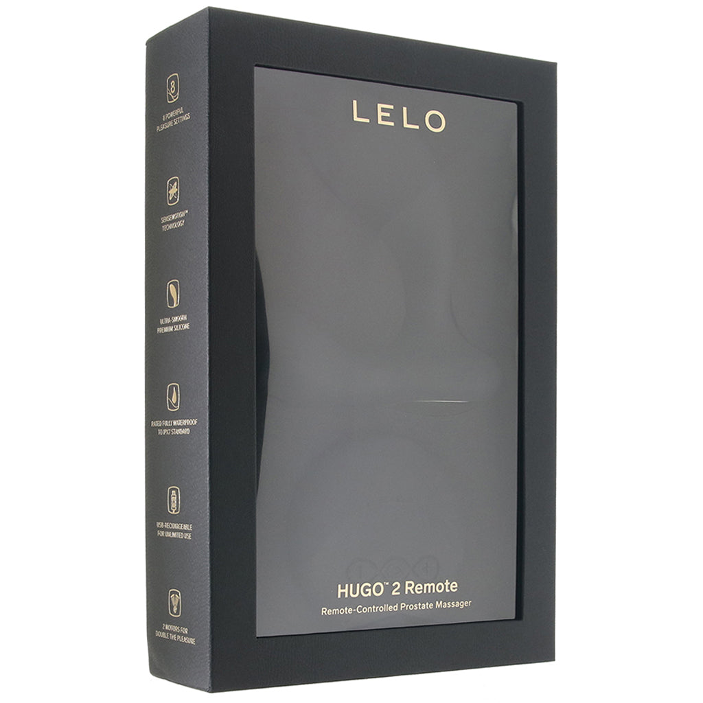 Lelo Hugo 2 Remote Control Prostate Massager in Black Anal Sex Toys > Prostate Massagers