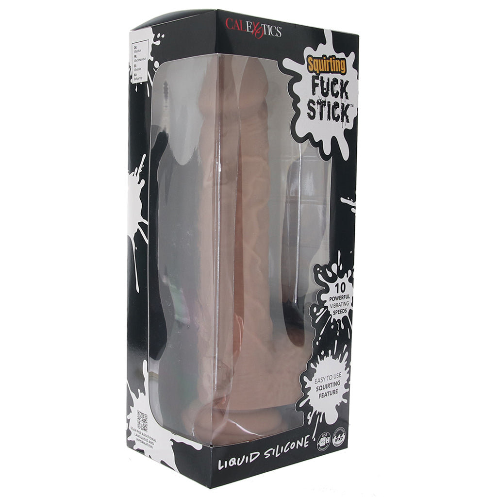 Squirting F**k Stick Vibe in Brown Vibrators > Realistic Vibrator Dildos