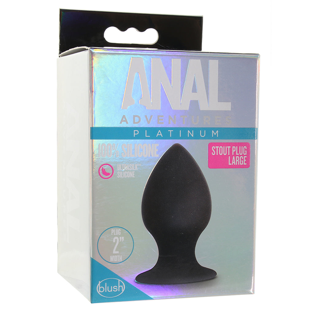 Anal Adventures Platinum Large Stout Plug Anal Sex Toys > Butt Plugs
