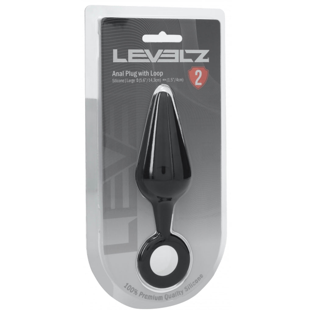 LEVELZ Anal Plug with Loop in Large Anal Sex Toys > Butt Plugs