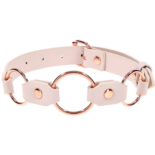 S&M Peaches 'n CreaMe Ring Day Collar Bondage and Fetish > Leashes and Collars