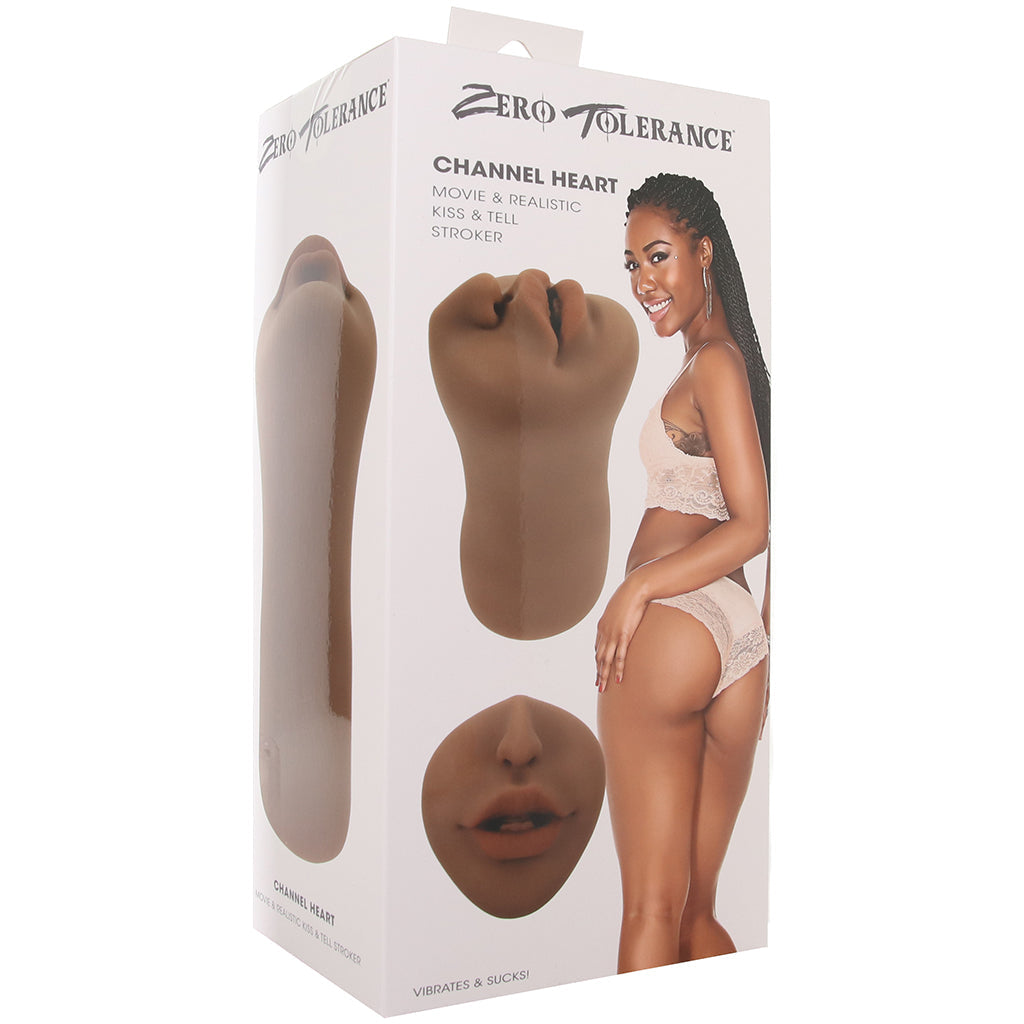 Zero Tolerance Channel Heart Kiss & Tell Stroker Male Masturbators > Mouth Masturbators & Strokers