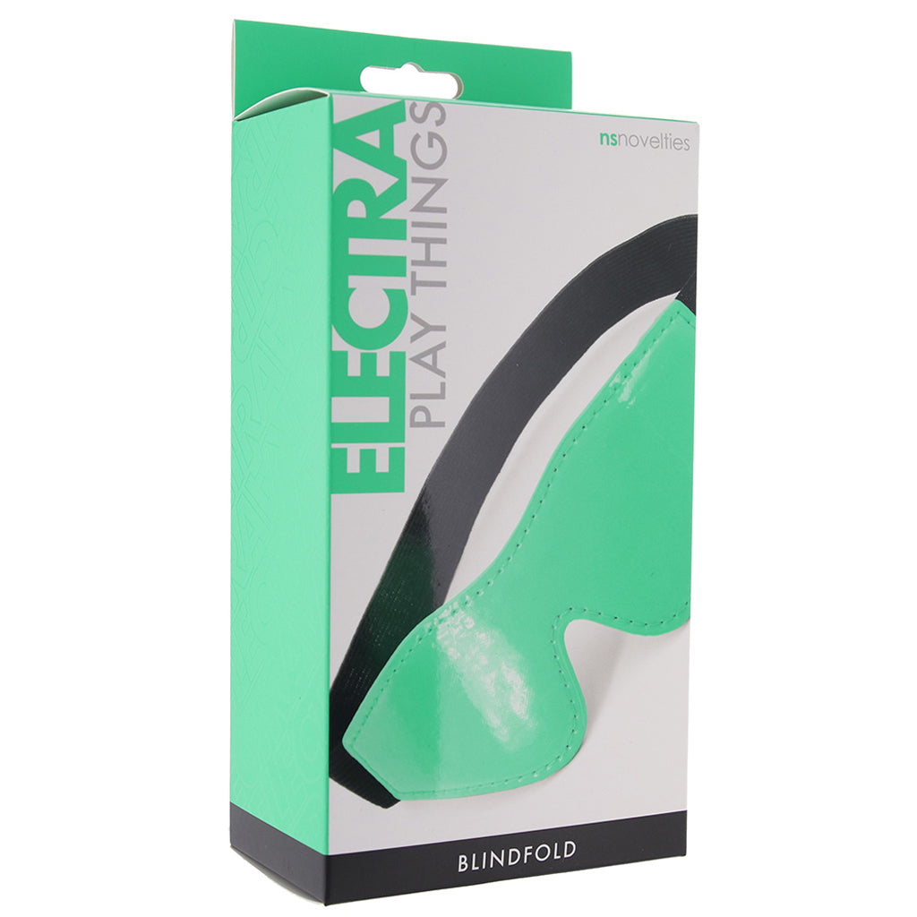 Electra Play Things Blindfold in Neon Green Bondage and Fetish > Pleasure Masks and Dress Up Play