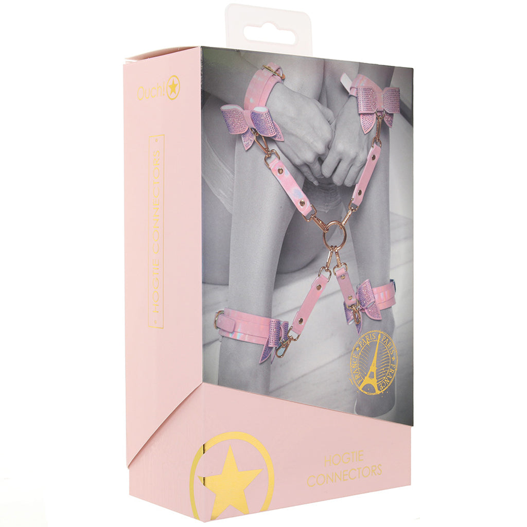 Ouch! Paris Collection Hogtie Connectors in Pink Bondage and Fetish > Restraints
