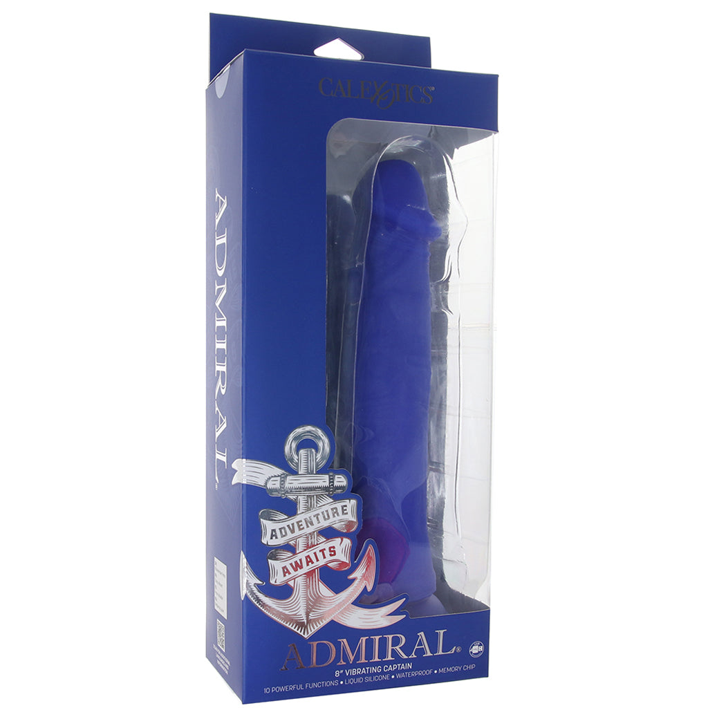 Admiral 8 Inch Vibrating Captain Dildo Dildo Sex Toys > Realistic Dildos