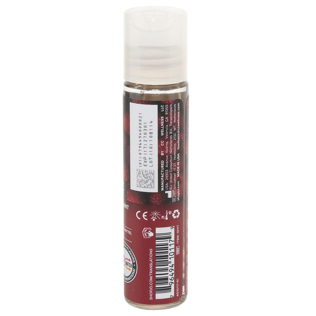 H2O Flavored Lube 1oz/30ml in Raspberry Sorbet Lubes and Lotions > Flavored Sex Lubes