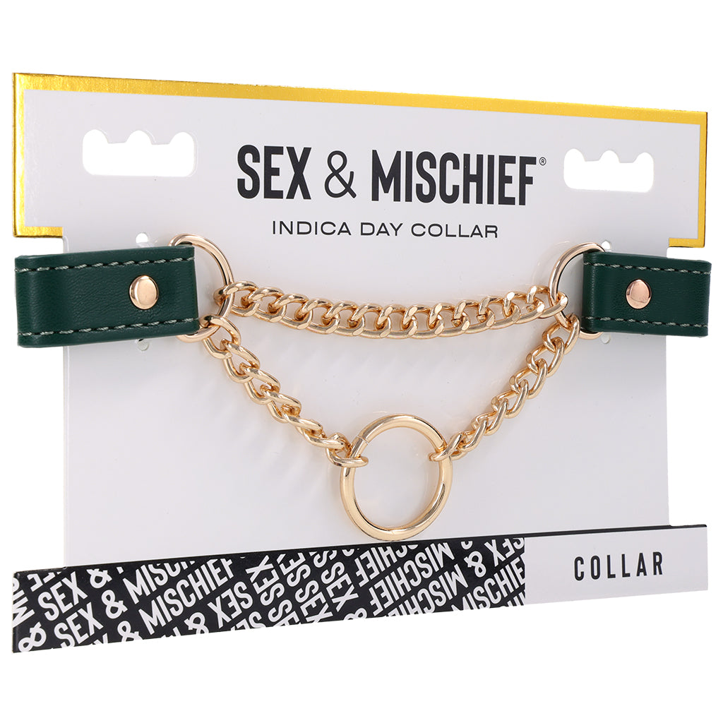 Sex & Mischief Indica Day Collar Bondage and Fetish > Leashes and Collars