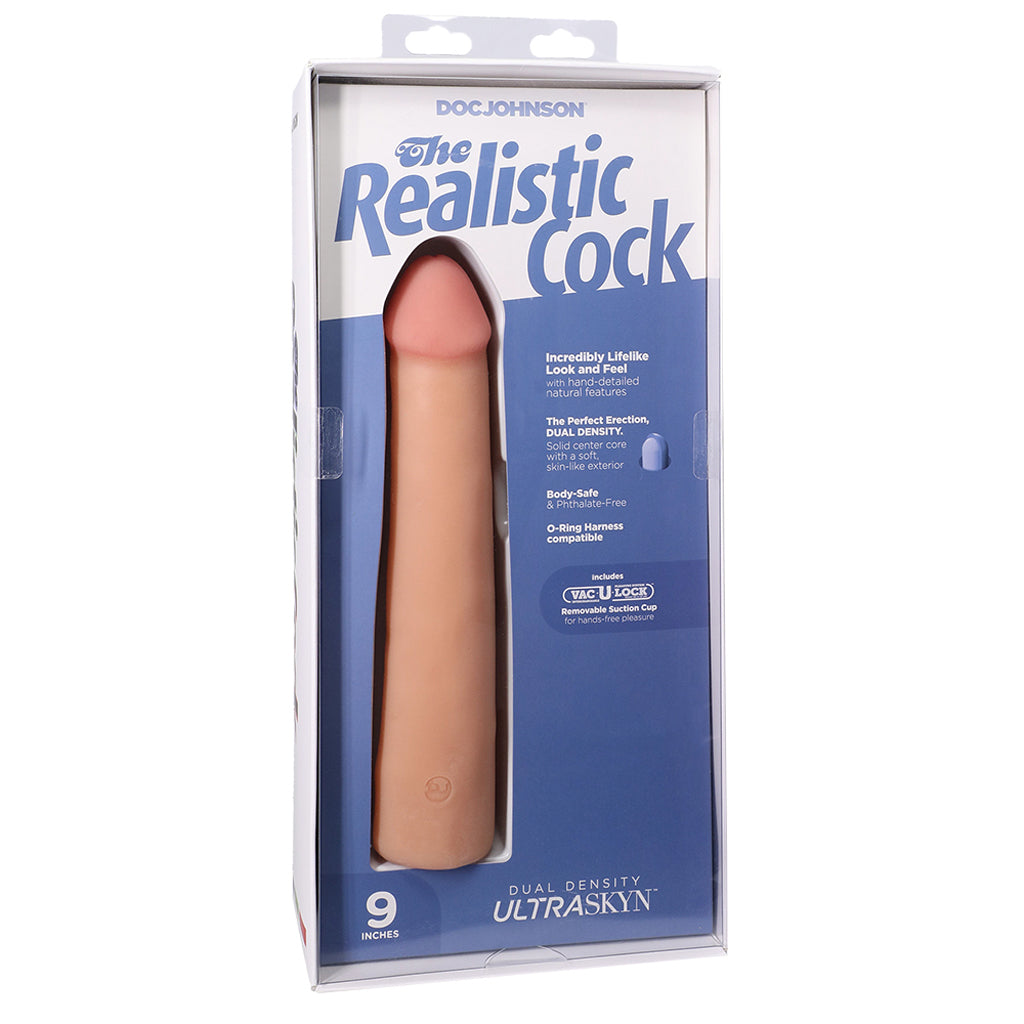 The Realistic 9 Inch Cock in Vanilla Dildo Sex Toys > Realistic Dildos
