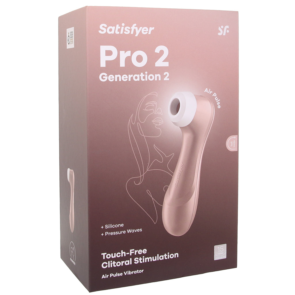 Satisfyer Pro 2 Gen 2 Air Pulse Stimulator Vibrators > Clitoral Stimulators