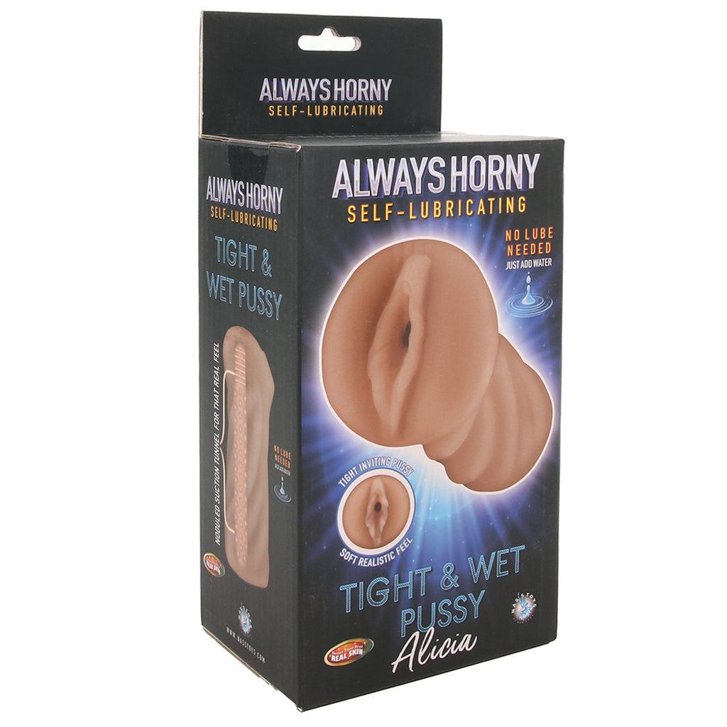 Always Horny Alicia Tight & Wet Pussy Stroker Male Masturbators > Pocket Strokers