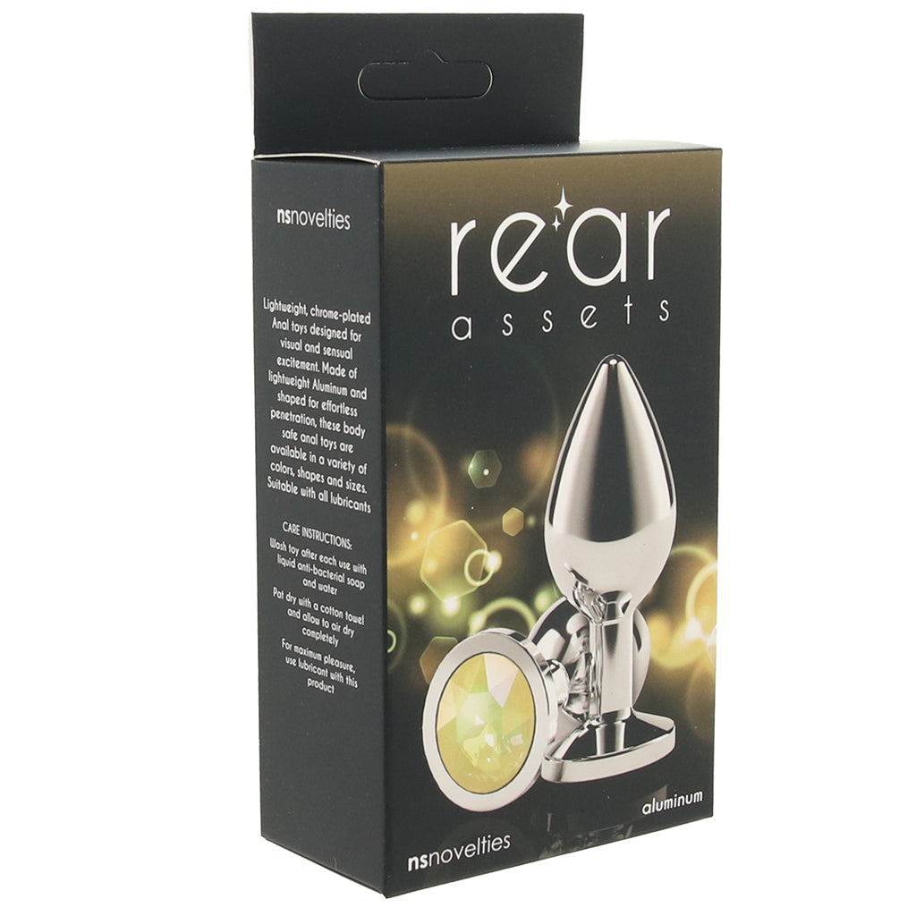 Rear Assets Small Yellow Gem Plug Anal Sex Toys > Butt Plugs