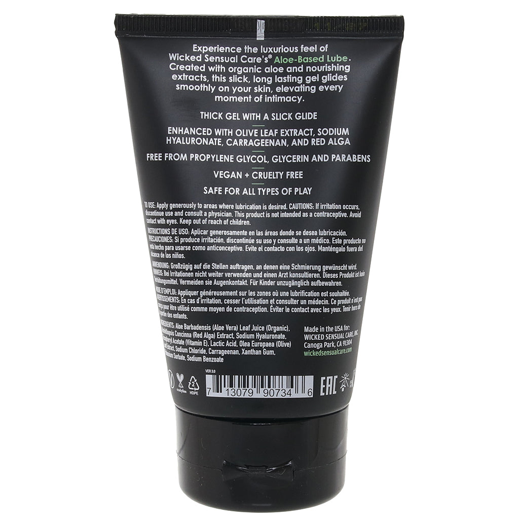 Aloe Vera Based Lube in 4oz/120ml Lubes and Lotions > Water Based Sex Lubes