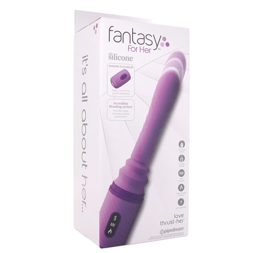 Fantasy For Her Love Thrust-Her Vibe in Purple Vibrators > G-Spot Vibrators