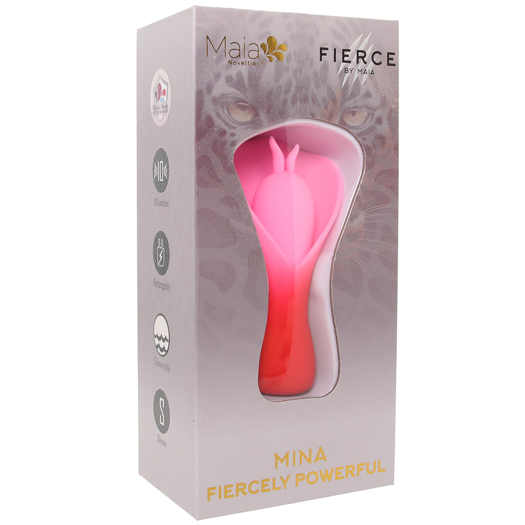 Mina Fiercely Powerful Fluttering Flower Vibe in Pink Vibrators > Clitoral Stimulators
