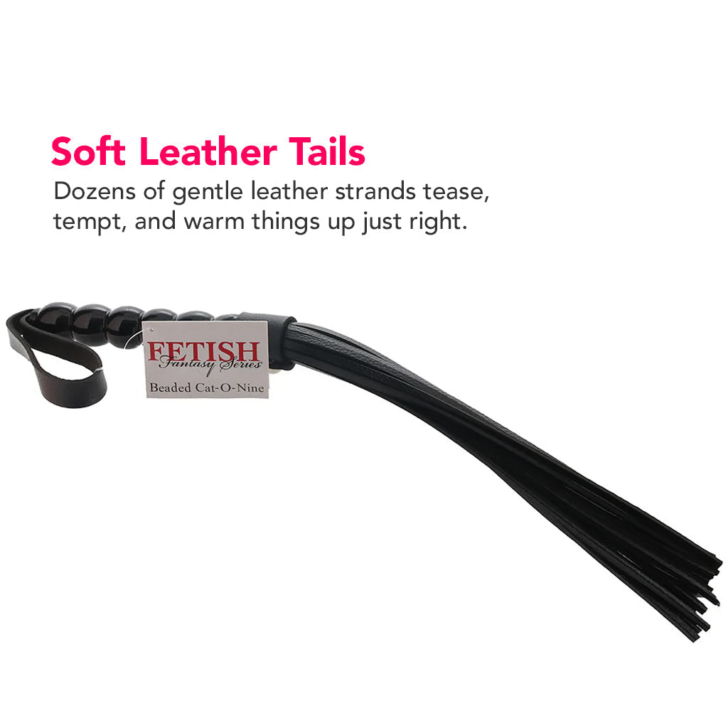 Fetish Fantasy Beaded Cat-O-Nine Tails Bondage and Fetish > Whips and Crops